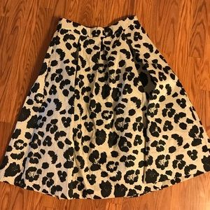 Gorgeous Eliza J leopard skirt size 8
